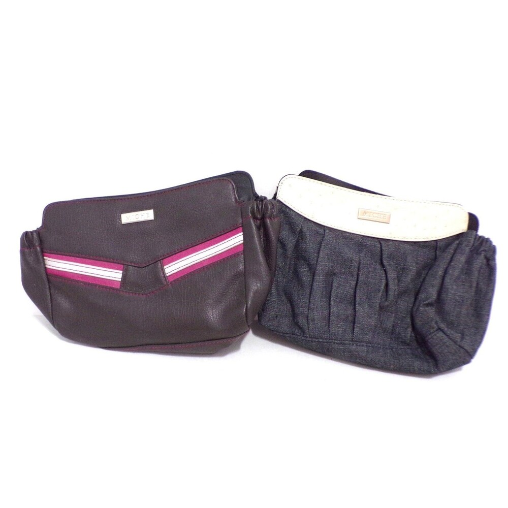 Miche Shells Set of 2 Demi & Selena 8" Long x 5.5" High x 4" Deep